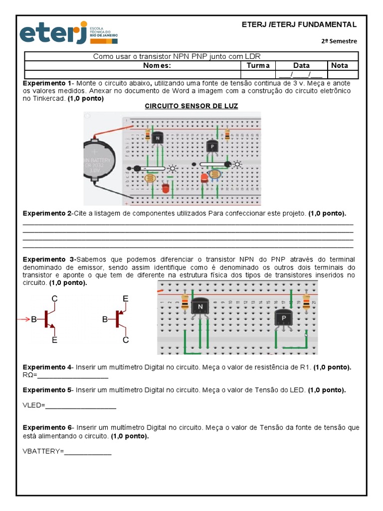 Guia Prático de Circuitos com Transistores | PDF | Circuitos eletrônicos |  Eletricidade, image size:768x1024