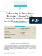 Understanding The Detail Seismic Processing Techniques Used To Convert The Acquired Seismic Data Into The Geologic Section of The Earth