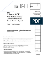 C3 Practice Paper A2