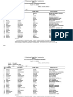 March 2011 Mechanical Engineers Licensure Examination Room Assignments