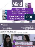 Open Mind Upper Intermediate Unit 02 Grammar 1