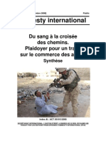 Amnesty internationnal commerce des armes
