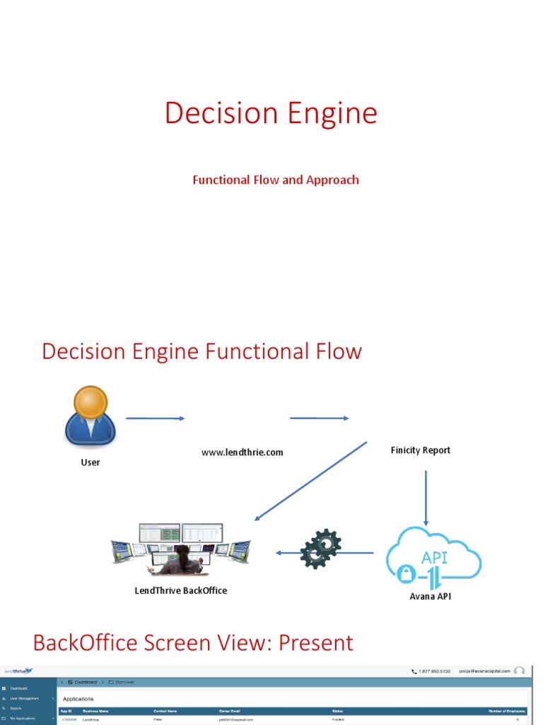 Decision Engine: Functional Flow and Approach | PDF | Finance & Money ...