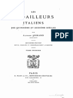Les Médailleurs Italiens Des Quinzième Et Seizième Siècles. T. I / Par Alfred Armand
