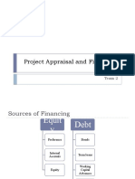 Project Appraisal and Financing