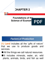 Chapter 2-Foundations of The Science of Economics