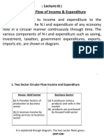 Circular Flow of Income & Ecpenditure Meaning:-It Refers To Income and Expenditure To The