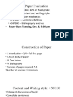 Ppt. Dec. 3^J Paper Evaluation and Guidelines