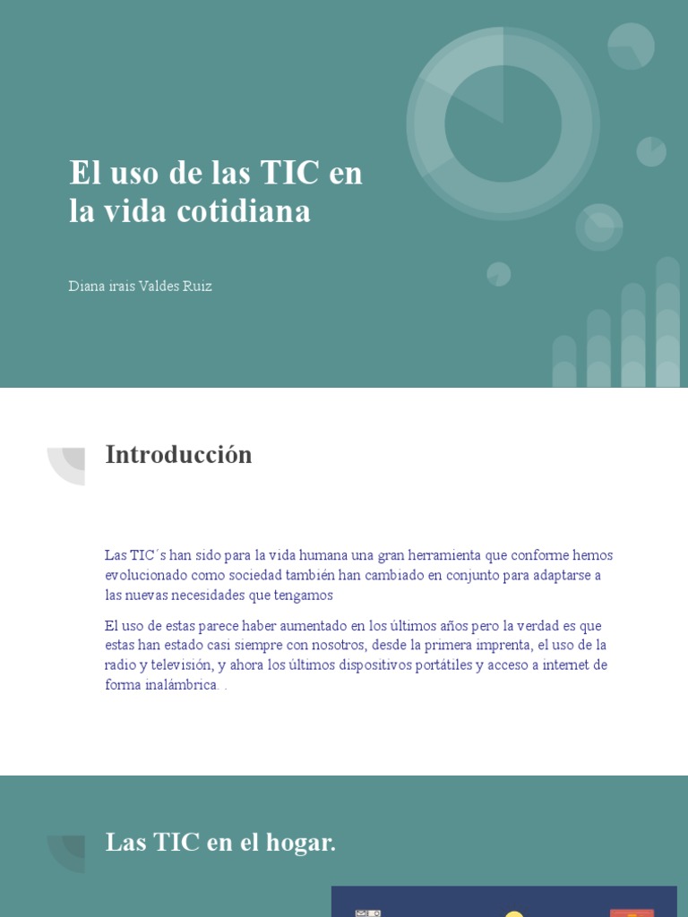 El Uso de Las TIC en La Vida Cotidiana | PDF | Tecnología de ...