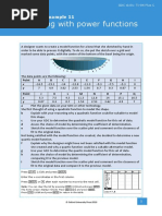 Modelling With Power Functions: Chapter 6 / Example 11