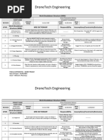 DroneTech Engineering WBS