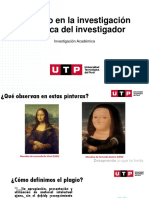 S1 - El Plagio en La Investigación y La Ética Del Investigador