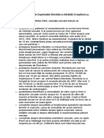 Care Sunt Standardele Organizației Mondiale A Sănătății În Legătură Cu Educația Sexuală