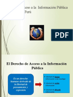 Derecho de Acceso A La Iformacion Publica