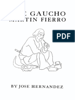 The Gaucho Martin Fierro - Jose Hernandez