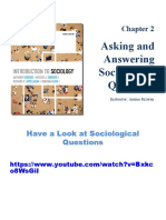 Asking and Answering Sociological Questions: Instructor: Amina Rizwan