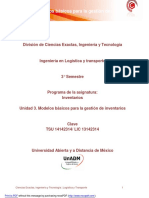 Unidad 3 Modelos basicos para la gestion de inventarios