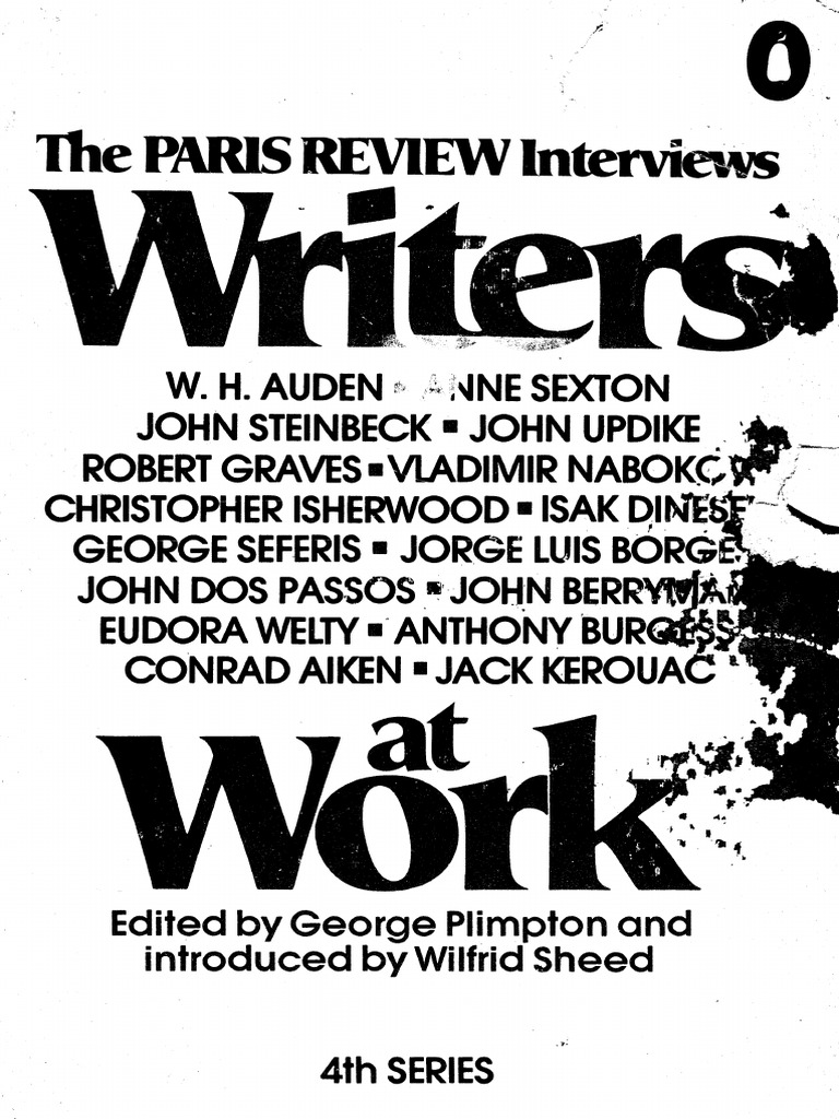 Writers at Work The Paris Review Interviews, Fourth Series by George  Plimpton | PDF | Poetry