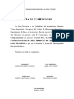 Compromiso mantenimiento tribuna y cercado losa deportiva