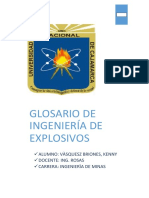 Glosario Explosivos