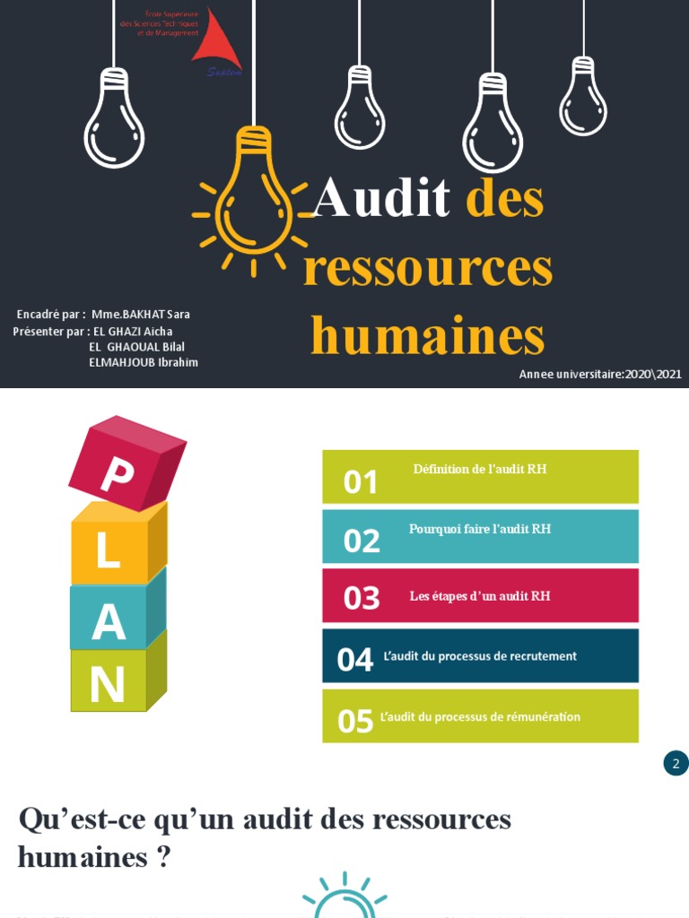 Audit des Ressources Humaines 2021 | PDF | Gestion des ressources ...