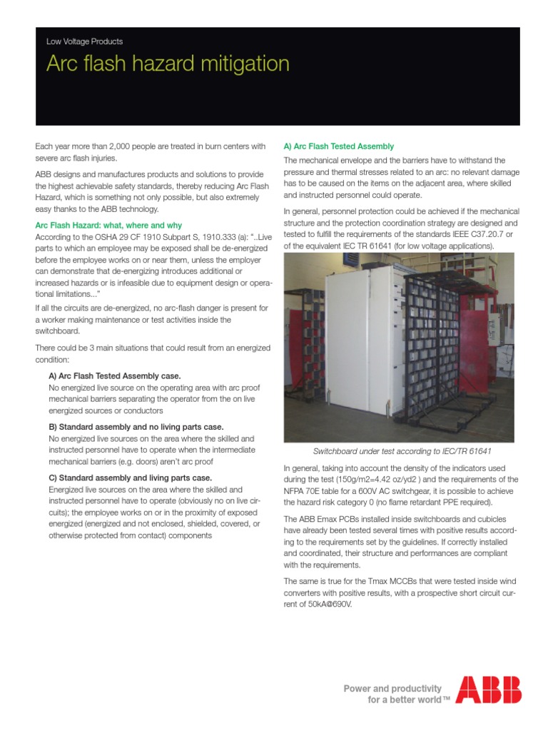 Arc Flash Hazard Mitigation Guide | PDF | Electricity | Electrical ...