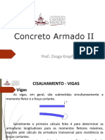 CONCRETO ARMADO II - Cisalhamento em Vigas