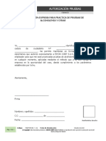 AUTORIZACIÓN EXPRESA PARA PRACTICA DE PRUEBAS DE ALCOHOLEMIA Y OTRAS (1)