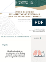 Intervencion de Terapia Ocupacional en Pacientes Post-COVID-19