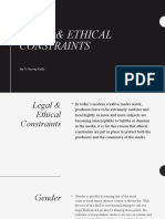Unit 7 Legal Ethical Constraints