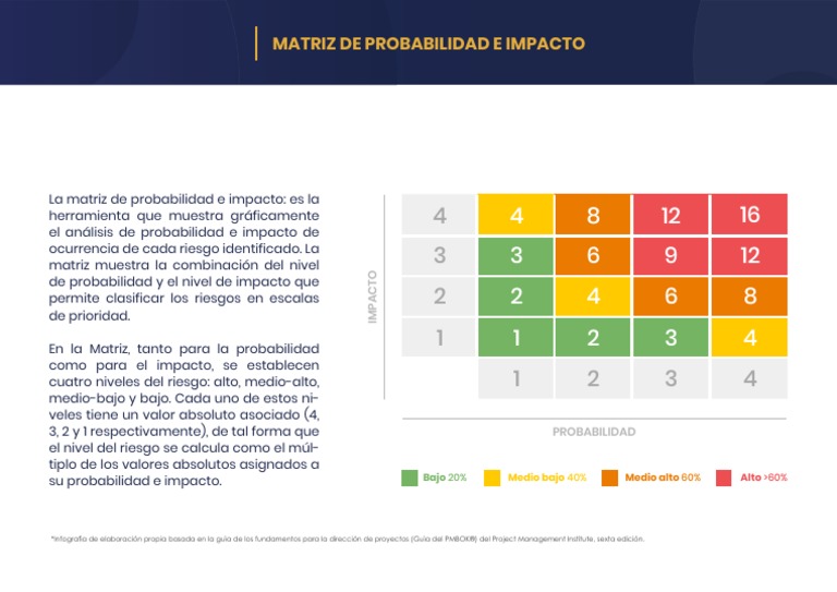 3.3 Infografia Matriz de Probabilidad e Impacto | PDF