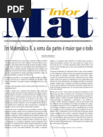 Em Matemática B, a soma das partes é maior que o todo