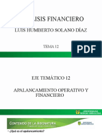 TEMA 12 Apalancamiento Operativo y Financiero