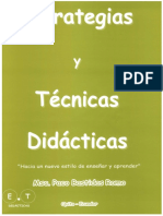 Estrategias y Técnicas Didácticas Msc. Paco Bastidas