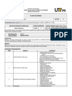 Cálculo Numérico plano de ensino