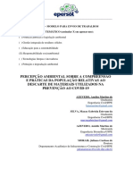 Percepção Ambiental Sobre A Compreensão e Práticas Da População Relativas Ao Descarte de Materiais Utilizados Na Prevenção Ao Covid-19