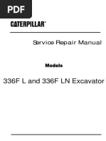 Caterpillar Cat 336F LN Excavator (Prefix WTZ) Service Repair Manual (WTZ00001 and Up)