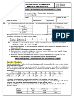 Devoir 1 Modele 3 SVT TC Semestre 2