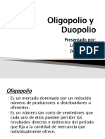 Oligopolio y Duopolio