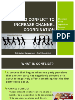 Managing Conflict To Increase Channel Coordination
