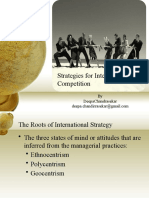 Strategies For International Competition - GlobalOperations