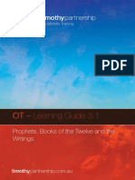 OT Prophets, Books and Writings Guide