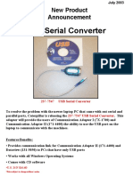 USB Serial Converter Announcement July 2003