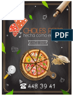 Choles Pizza Menu