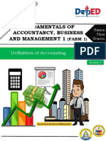 Fundamentals of Accountancy, Business and Management 1