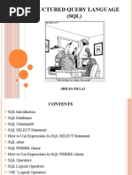 Structured Query Language (SQL) : - Shilpa Pillai