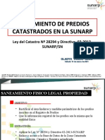 Saneamiento Predios en Sunarp