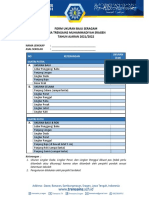 Form Ukuran Seragam