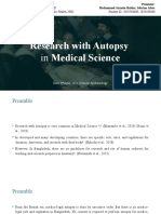 Research With Autopsy in Medical Science