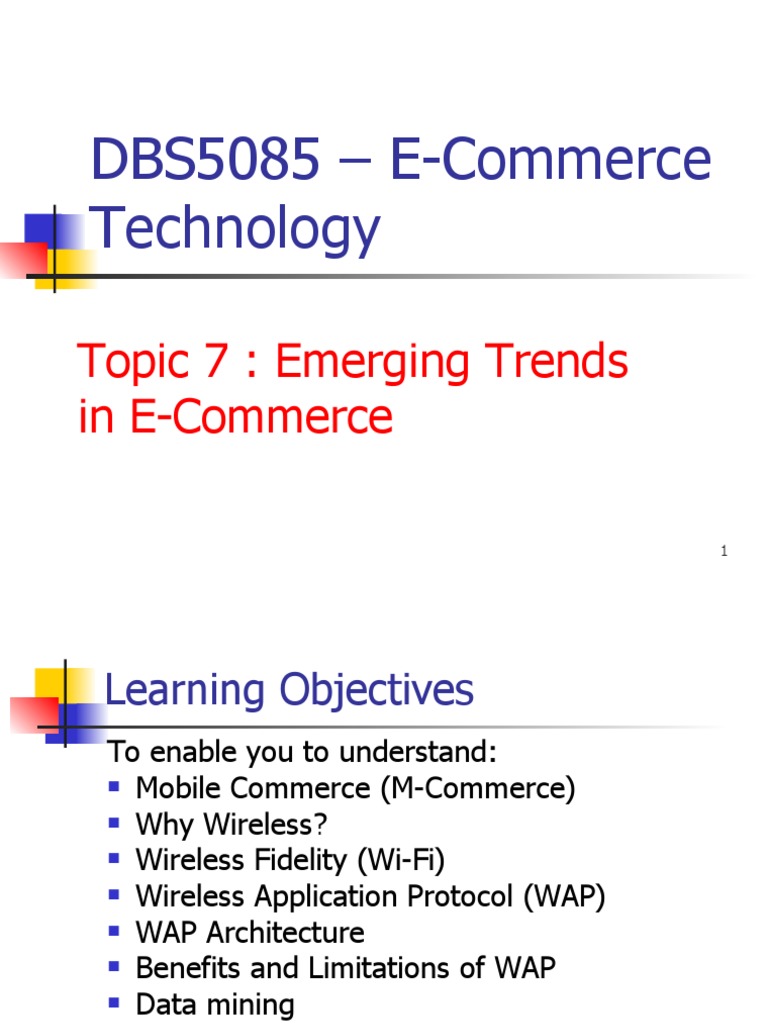 E-Commerce Trends for Students | PDF | Wi Fi | E Commerce
